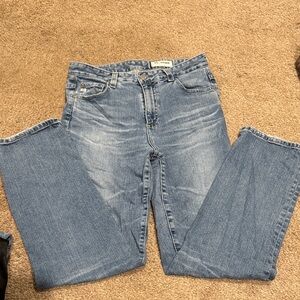 Agolde Light Blue Straight Jeans